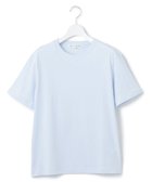 【23区/NIJYUSANKU】の【洗える】コンパクトヤーン スムース Tシャツ サックスブルー系|ID:prp329100004597152
