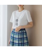 【23区/NIJYUSANKU】の【洗える】コンパクトヤーン スムース Tシャツ ホワイト系|ID:prp329100004597152