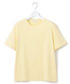 【23区/NIJYUSANKU】の【洗える】コンパクトヤーン スムース Tシャツ イエロー系|ID:prp329100004597152