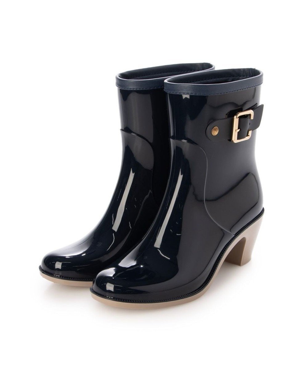 【イング/ing】のPitti 【WEB限定】バックルベルトレインショートブーツ インテリア・キッズ・メンズ・レディースファッション・服の通販 founy(ファニー) 　ファッション　Fashion　レディースファッション　Fashion for Women　バッグ　Bags　ベルト&ウエストマーク　Belts & Waist Accessories　コンビ　Combo, Combination Style　ラバー　Rubber, Rubber Sole　ネイビー|ID: prp329100004597158 ipo3291000000033712741