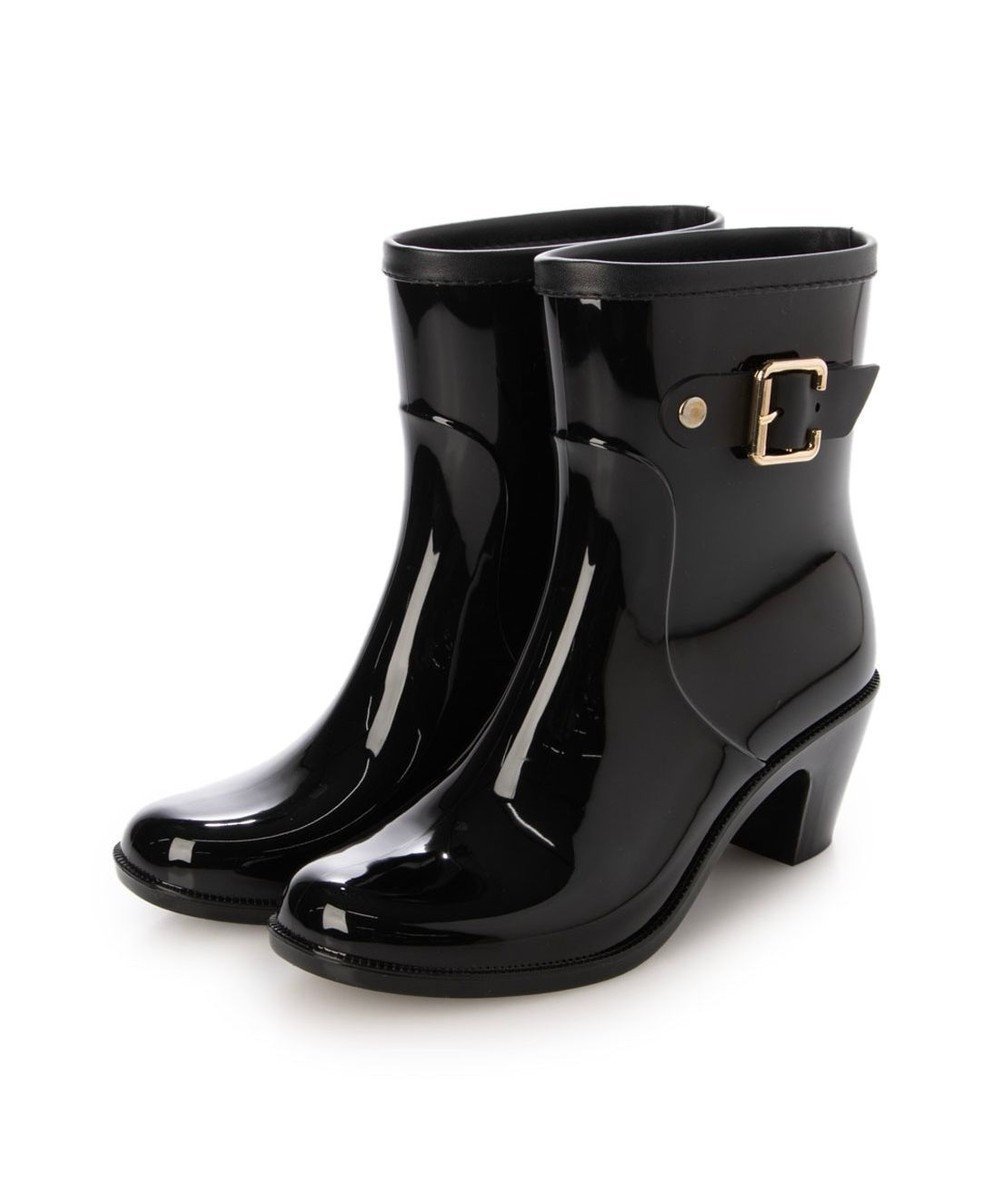 【イング/ing】のPitti 【WEB限定】バックルベルトレインショートブーツ インテリア・キッズ・メンズ・レディースファッション・服の通販 founy(ファニー) 　ファッション　Fashion　レディースファッション　Fashion for Women　バッグ　Bags　ベルト&ウエストマーク　Belts & Waist Accessories　コンビ　Combo, Combination Style　ラバー　Rubber, Rubber Sole　ブラック|ID: prp329100004597158 ipo3291000000033712743