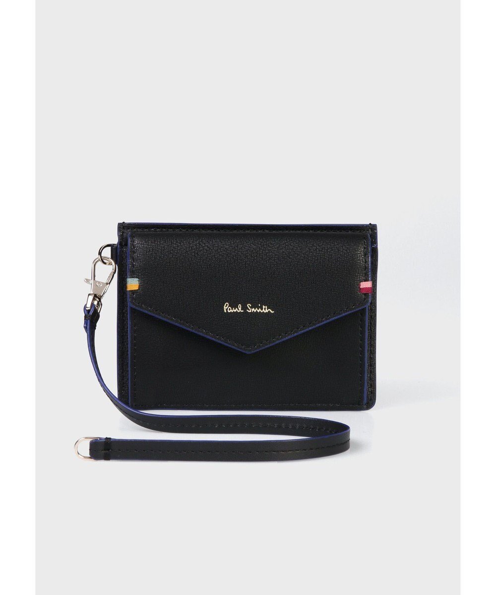 【ポール スミス/Paul Smith】のハイライトステッチ パスケース インテリア・キッズ・メンズ・レディースファッション・服の通販 founy(ファニー) 　ファッション　Fashion　レディースファッション　Fashion for Women　ミニ財布・二つ折り財布　Wallets & Card Cases　ストライプ　Stripe, Striped Pattern　財布　Wallet, Purse　ハンド　Hand, Handmade　ブラック|ID: prp329100004597165 ipo3291000000032672101