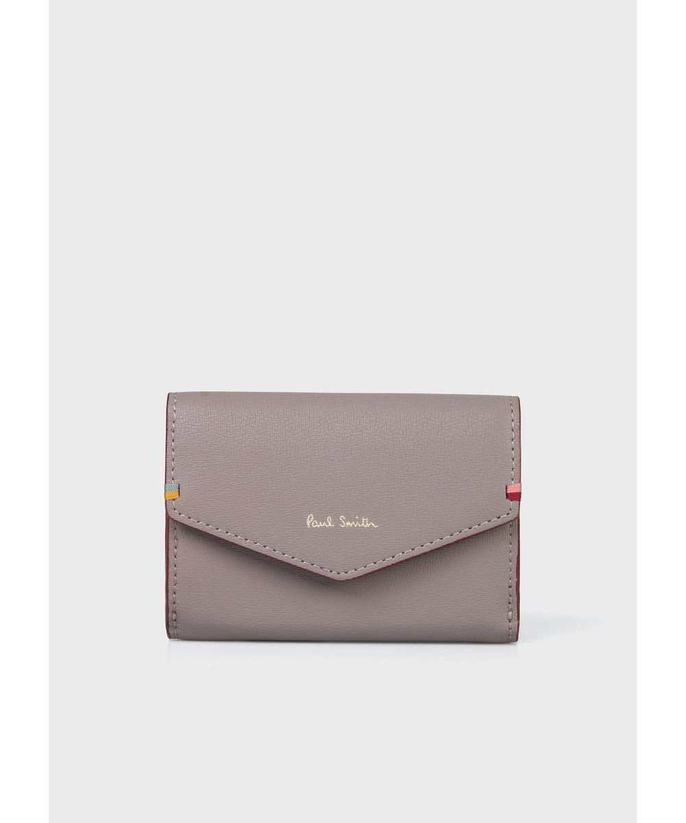 【ポール スミス/Paul Smith】のハイライトステッチ 3つ折り財布 インテリア・キッズ・メンズ・レディースファッション・服の通販 founy(ファニー) 　ファッション　Fashion　レディースファッション　Fashion for Women　ミニ財布・二つ折り財布　Wallets & Card Cases　ハンド　Hand, Handmade　ポケット　Pocket, Pocket Detail　財布　Wallet, Purse　ライトベージュ|ID: prp329100004597166 ipo3291000000033520879