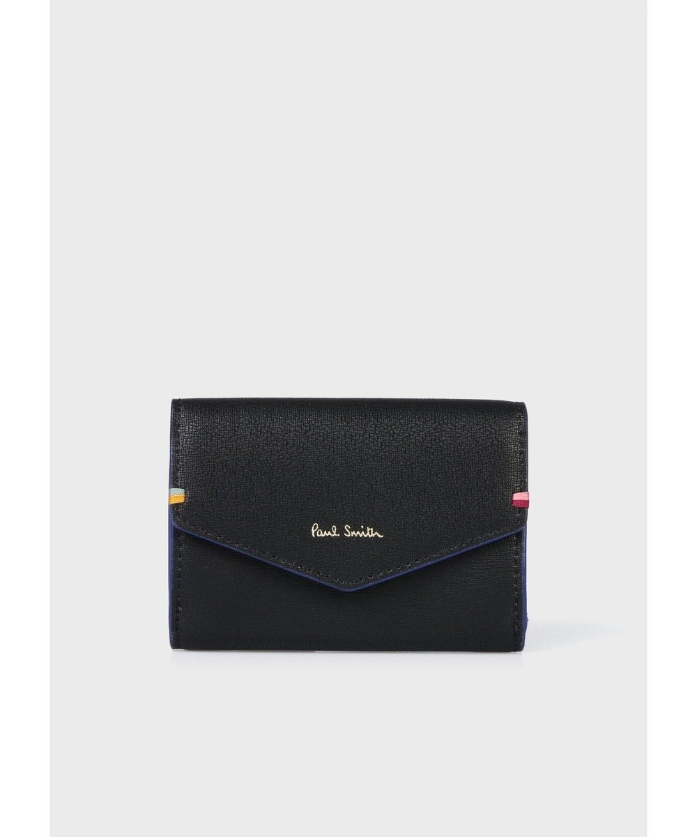 【ポール スミス/Paul Smith】のハイライトステッチ 3つ折り財布 インテリア・キッズ・メンズ・レディースファッション・服の通販 founy(ファニー) 　ファッション　Fashion　レディースファッション　Fashion for Women　ミニ財布・二つ折り財布　Wallets & Card Cases　ハンド　Hand, Handmade　ポケット　Pocket, Pocket Detail　財布　Wallet, Purse　ブラック|ID: prp329100004597166 ipo3291000000033520884