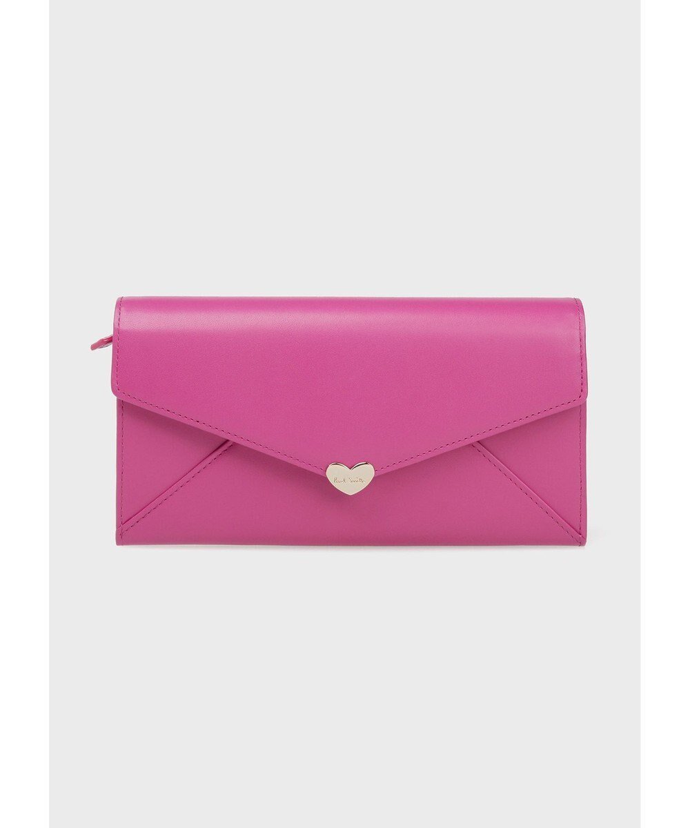 【ポール スミス/Paul Smith】のラブレター 長財布 インテリア・キッズ・メンズ・レディースファッション・服の通販 founy(ファニー) 　ファッション　Fashion　レディースファッション　Fashion for Women　ミニ財布・二つ折り財布　Wallets & Card Cases　ポケット　Pocket, Pocket Detail　モチーフ　Motif, Design Theme　ロマンティック　Romantic, Feminine Style　財布　Wallet, Purse　ライトピンク|ID: prp329100004597187 ipo3291000000032672366