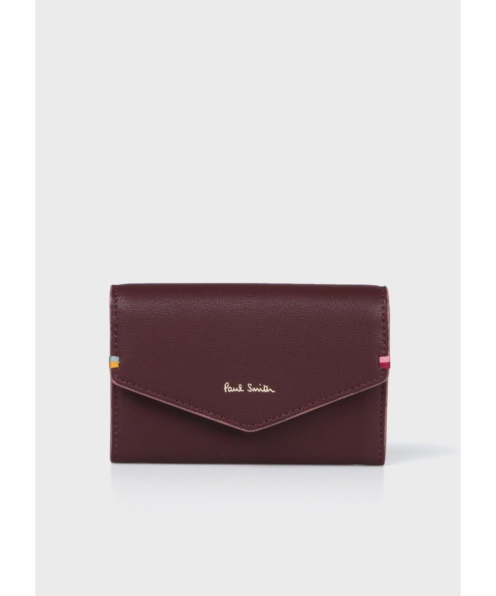 【ポール スミス/Paul Smith】のハイライトステッチ 名刺入れ インテリア・キッズ・メンズ・レディースファッション・服の通販 founy(ファニー) 　ファッション　Fashion　レディースファッション　Fashion for Women　ミニ財布・二つ折り財布　Wallets & Card Cases　カードケース/名刺入れ　Card Holders & Business Cases　ハンド　Hand, Handmade　財布　Wallet, Purse　ダークパープル|ID: prp329100004597190 ipo3291000000033520873