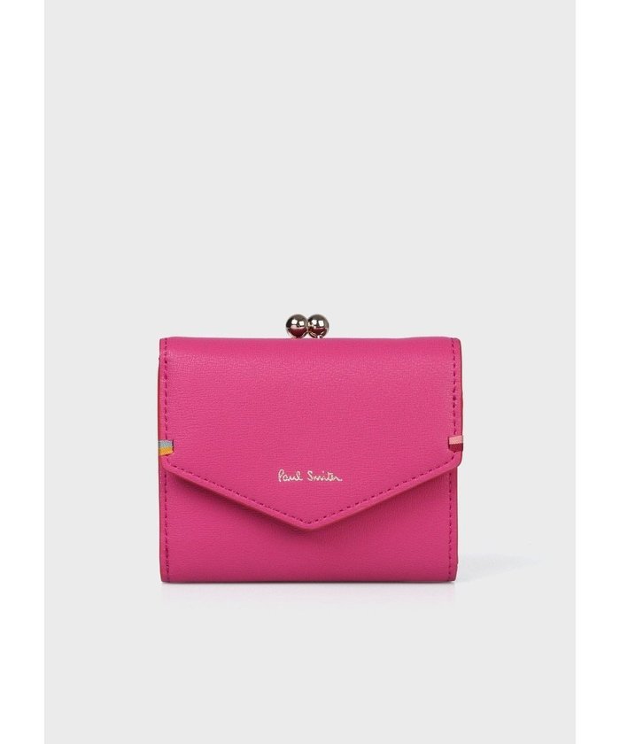 【ポール スミス/Paul Smith】のハイライトステッチ がま口財布 インテリア・キッズ・メンズ・レディースファッション・服の通販 founy(ファニー) https://founy.com/ ファッション Fashion レディースファッション Fashion for Women ミニ財布・二つ折り財布 Wallets & Card Cases ハンド Hand, Handmade ポケット Pocket, Pocket Detail 財布 Wallet, Purse |ID: prp329100004597192 ipo3291000000033520891