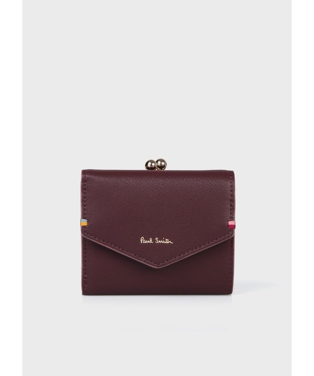 【ポール スミス/Paul Smith】のハイライトステッチ がま口財布 インテリア・キッズ・メンズ・レディースファッション・服の通販 founy(ファニー) 　ファッション　Fashion　レディースファッション　Fashion for Women　ミニ財布・二つ折り財布　Wallets & Card Cases　ハンド　Hand, Handmade　ポケット　Pocket, Pocket Detail　財布　Wallet, Purse　ダークパープル|ID: prp329100004597192 ipo3291000000033520894