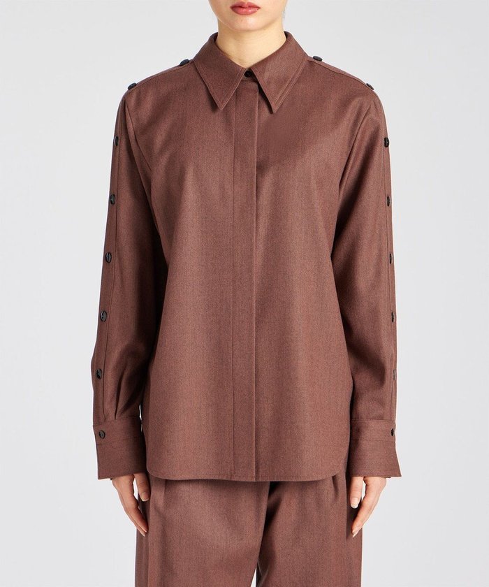 【ポール スミス/Paul Smith】のウールフランネル ボタンシャツ インテリア・キッズ・メンズ・レディースファッション・服の通販 founy(ファニー) https://founy.com/ ファッション Fashion レディースファッション Fashion for Women トップス・カットソー Cut & Sew Tops シャツ・ブラウス・オフィスカジュアル Elegant Blouses & Button-Ups なめらか Smooth, Silky Texture 夏 Summer S/S・春夏 SS, Spring/Summer, Warm Season A/W・秋冬 Autumn/Winter 長袖 Long Sleeve, Full Sleeve |ID: prp329100004597261 ipo3291000000032673296