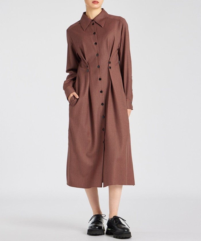 【ポール スミス/Paul Smith】のウールフランネル シャツワンピース インテリア・キッズ・メンズ・レディースファッション・服の通販 founy(ファニー) https://founy.com/ ファッション Fashion レディースファッション Fashion for Women ワンピース Dresses シャツワンピース / 1枚で着映えコーデ Shirt Dresses なめらか Smooth, Silky Texture フェミニン Feminine, Girly エレガント 上品 Elegant A/W・秋冬 Autumn/Winter |ID: prp329100004597262 ipo3291000000032673300