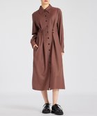 【ポール スミス/Paul Smith】のウールフランネル シャツワンピース コーラル|ID: prp329100004597262 ipo3291000000032673304
