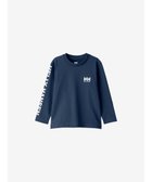【ヘリーハンセン/HELLY HANSEN / KIDS】の【UVケア・速乾・記名ラベル付】キッズ ロングスリーブレターティー オーシャンネイビー|ID: prp329100004597420 ipo3291000000032674959