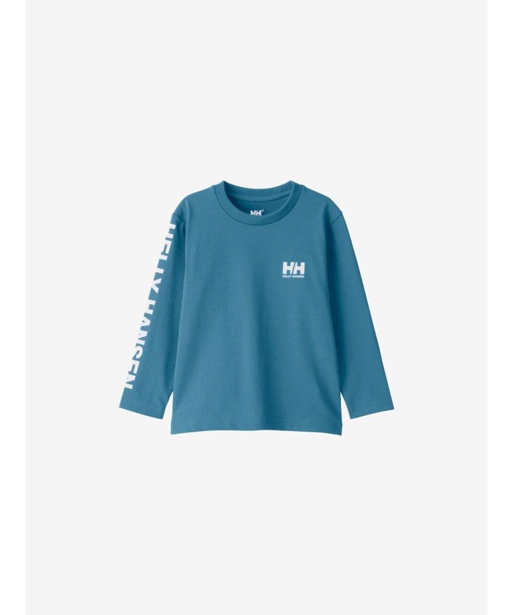 【ヘリーハンセン/HELLY HANSEN / KIDS】の【UVケア・速乾・記名ラベル付】キッズ ロングスリーブレターティー インテリア・キッズ・メンズ・レディースファッション・服の通販 founy(ファニー) 　ファッション　Fashion　キッズファッション　KIDS Children’s Clothing　トップス・カットソー　Tops/Tees/Kids　カットソー　Cut And Sew　夏　Summer　S/S・春夏　Ss・Spring/Summer　A/W・秋冬　Aw・Autumn/Winter・Fw・Fall-Winter　アッシュブルー|ID: prp329100004597420 ipo3291000000032674960