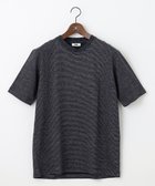 【ジョセフ アブード/JOSEPH ABBOUD / MEN】の【リネン素材/清涼感/吸水速乾】リネン天竺ボーダー Tシャツ ネイビー系1|ID: prp329100004597431 ipo3291000000032675016