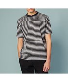 【ジョセフ アブード/JOSEPH ABBOUD / MEN】の【リネン素材/清涼感/吸水速乾】リネン天竺ボーダー Tシャツ ネイビー系2|ID: prp329100004597431 ipo3291000000032675018