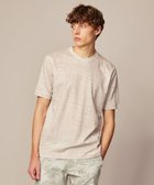 【ジョセフ アブード/JOSEPH ABBOUD / MEN】の【リネン素材/清涼感/吸水速乾】リネン天竺ボーダー Tシャツ ベージュ系1|ID: prp329100004597431 ipo3291000000033300253
