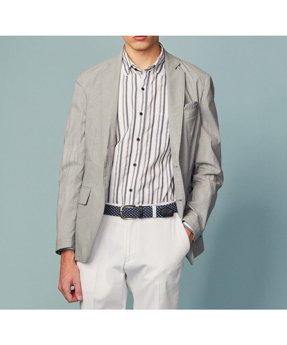 【ジョセフ アブード/JOSEPH ABBOUD / MEN】の【ポケッタブル/ハイパワーストレッチ/Eco 撥水】アクティブレジャー ジャケット インテリア・キッズ・メンズ・レディースファッション・服の通販 founy(ファニー) 　ファッション　Fashion　メンズファッション　Men's Style Online　アウター　Coats Outerwear/Men　テーラードジャケット　Tailored Jackets　ジャケット　Jacket　ポケット　Pocket　再入荷　Restock/Back In Stock/Re Arrival　夏　Summer　旅行　Travel　春　Spring　S/S・春夏　Ss・Spring/Summer　軽量　Lightweight　ライトグレー系|ID: prp329100004597448 ipo3291000000032675214