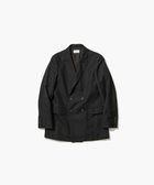 【エイトン/ATON】のWOOL LINEN SHARKSKIN ダブルジャケット BLACK|ID: prp329100004597457 ipo3291000000032675368