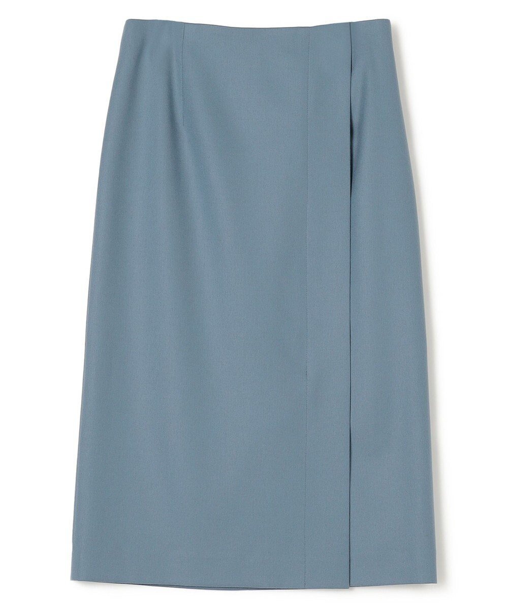 【ジョゼフ/JOSEPH】のエアリーフランネル スカート インテリア・キッズ・メンズ・レディースファッション・服の通販 founy(ファニー) ファッション Fashion レディースファッション Fashion for Women スカート Skirts ストレッチ Stretch, Stretchy Fabric セットアップ Set-Up, Coordinated Outfit タイトスカート Pencil Skirt, Tight Skirt ペンシル Pencil, Pencil Skirt ラップ Wrap, Wrap Design A/W・秋冬 Autumn/Winter Cloudy Blue|ID: prp329100004597515 ipo3291000000034463611
