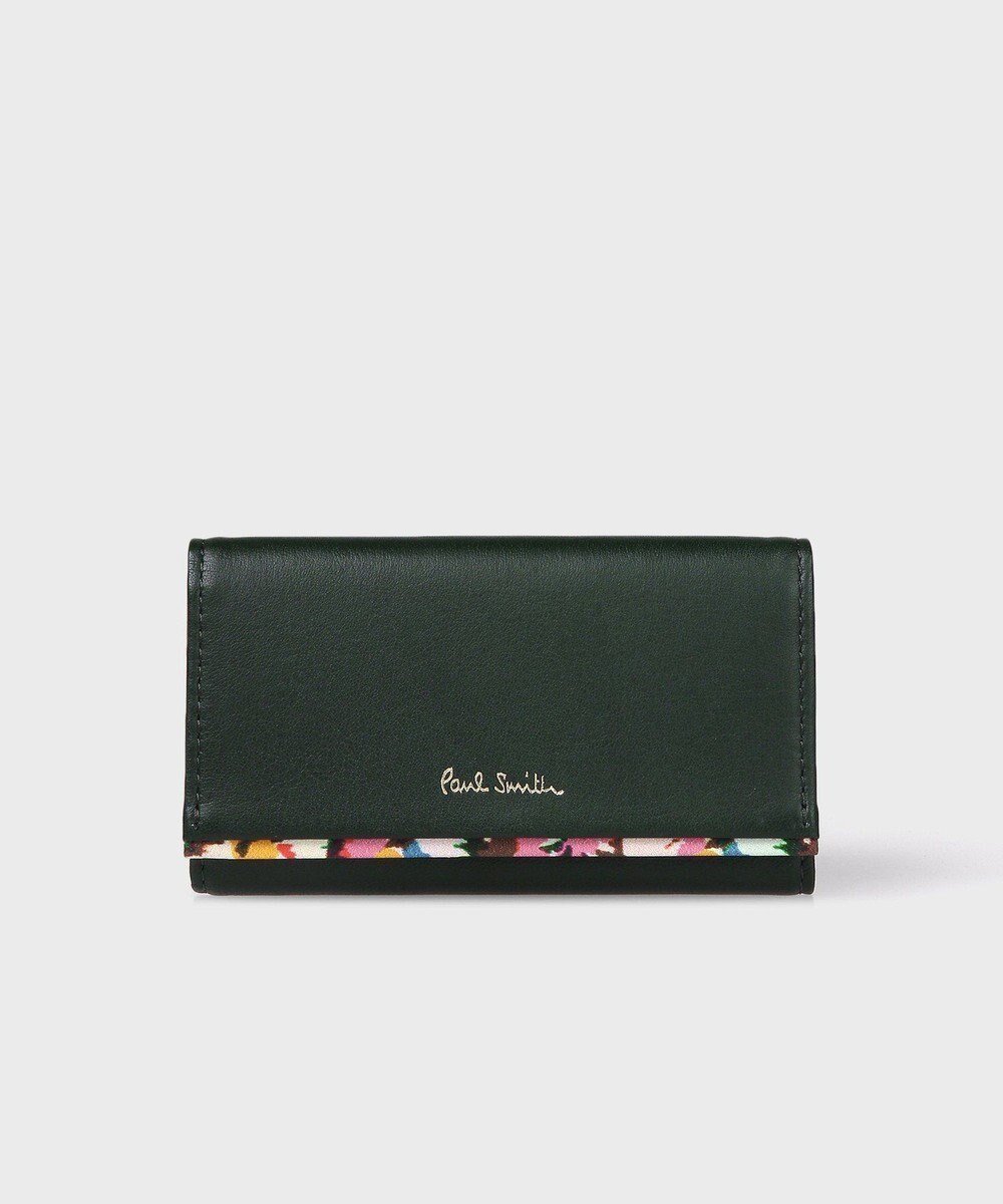 【ポール スミス/Paul Smith】のマーガレットプリントトリム キーケース インテリア・キッズ・メンズ・レディースファッション・服の通販 founy(ファニー) 　ファッション　Fashion　レディースファッション　Ladies' Fashion Online　財布　Wallets　アクセサリー　Accessories　シンプル　Simple　プリント　Print　マーガレット　Margaret　財布　Wallet　ダークグリーン|ID: prp329100004597525 ipo3291000000032676028