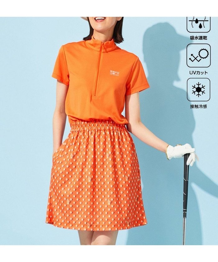 【23区 ゴルフ/NIJYUSANKU GOLF】の【WOMEN】【接触冷感・UVケア・吸水速乾】アイス柄 切替ワンピース インテリア・キッズ・メンズ・レディースファッション・服の通販 founy(ファニー) https://founy.com/ ファッション Fashion レディースファッション Ladies' Fashion Online ワンピース Dress 春 Spring 切替 Switching 吸水 Water Absorption シルバー Silver スポーティ Sporty モチーフ Motif 無地 Plain Color ラウンド Round S/S・春夏 Ss・Spring/Summer 夏 Summer |ID: prp329100004597540 ipo3291000000032676198