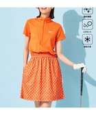 【23区 ゴルフ/NIJYUSANKU GOLF】の【WOMEN】【接触冷感・UVケア・吸水速乾】アイス柄 切替ワンピース ライトオレンジ系|ID: prp329100004597540 ipo3291000000032676199