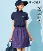 【23区 ゴルフ/NIJYUSANKU GOLF】の【WOMEN】【接触冷感・UVケア・吸水速乾】アイス柄 切替ワンピース ネイビー系|ID: prp329100004597540 ipo3291000000032676201