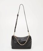 【トプカピ/TOPKAPI】の【TREASURE TOPKAPI】スムース レザー チェーン付き ショルダー バッグ 人気、トレンドファッション・服の通販 founy(ファニー) ファッション Fashion レディースファッション Ladies' Fashion Online バッグ Bag ショルダー Shoulder シンプル Simple チェーン Chain デニム Denim フェミニン Feminine マニッシュ Mannish リラックス Relax ワイド Wide thumbnail ブラック|ID: prp329100004597551 ipo3291000000032676359