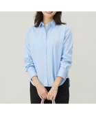 【ジェイ プレス/J.PRESS】の【洗える】BEZコットンナイロン ストライプ シャツカラー ブラウス サックスドビー系1|ID: prp329100004597557 ipo3291000000032676524