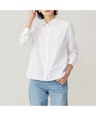 【ジェイ プレス/J.PRESS】の【洗える】BEZコットンナイロン ストライプ シャツカラー ブラウス ホワイトドビー系1|ID: prp329100004597557 ipo3291000000033398416