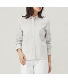 【ジェイ プレス/J.PRESS】の【洗える】BEZコットンナイロン ストライプ シャツカラー ブラウス ピンク×ホワイトストライプ系1|ID: prp329100004597557 ipo3291000000033398419