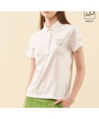 【23区 ゴルフ/NIJYUSANKU GOLF】の【WOMEN】【吸水速乾/UVカット】グラフィカルポロシャツ ホワイト系|ID: prp329100004597558 ipo3291000000032676543