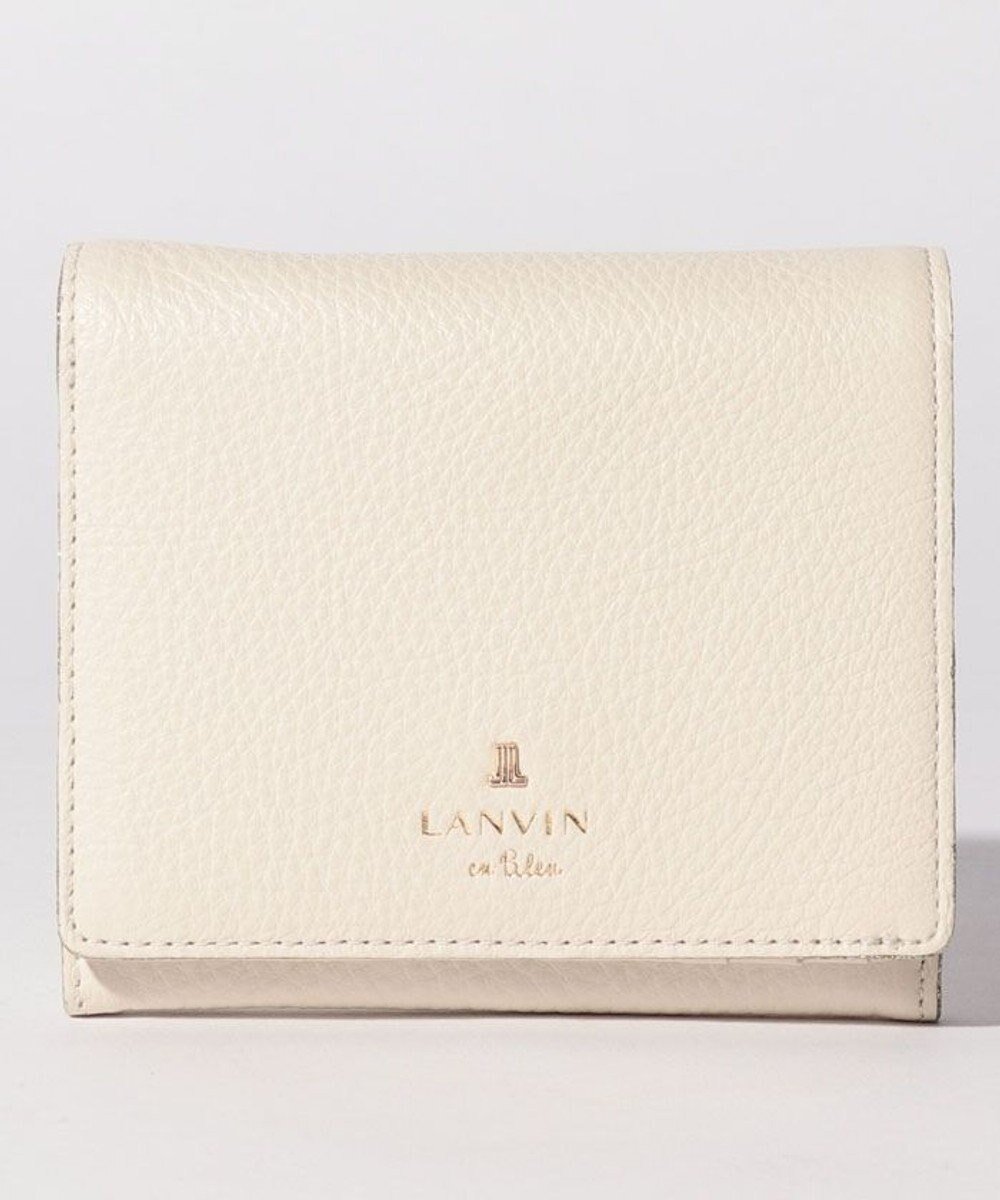 【ランバン オン ブルー/LANVIN en Bleu】のメラニー 二つ折りBOX財布 インテリア・キッズ・メンズ・レディースファッション・服の通販 founy(ファニー) 　ファッション　Fashion　レディースファッション　Ladies' Fashion Online　財布　Wallets　インナー　Inner　ガーリー　Girly　グリッター　Glitter　シンプル　Simple　ドット　Dot　財布　Wallet　ホワイト|ID: prp329100004597559 ipo3291000000032676575