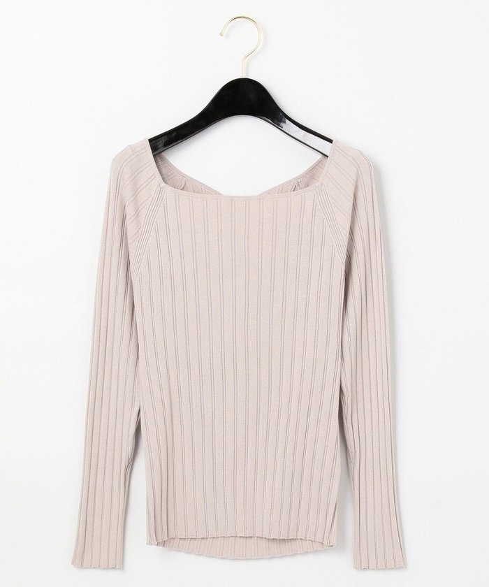 【グレース コンチネンタル/GRACE CONTINENTAL】のバッククロスニットトップ インテリア・キッズ・メンズ・レディースファッション・服の通販 founy(ファニー) https://founy.com/ ファッション Fashion レディースファッション Fashion for Women トップス・カットソー Cut & Sew Tops ニット Knit Tops & Sweaters シルク Silk, 100% Silk セーター Sweater, Knitwear リボン Ribbon, Bow 夏 Summer 春 Spring S/S・春夏 SS, Spring/Summer, Warm Season |ID: prp329100004597606 ipo3291000000032677234