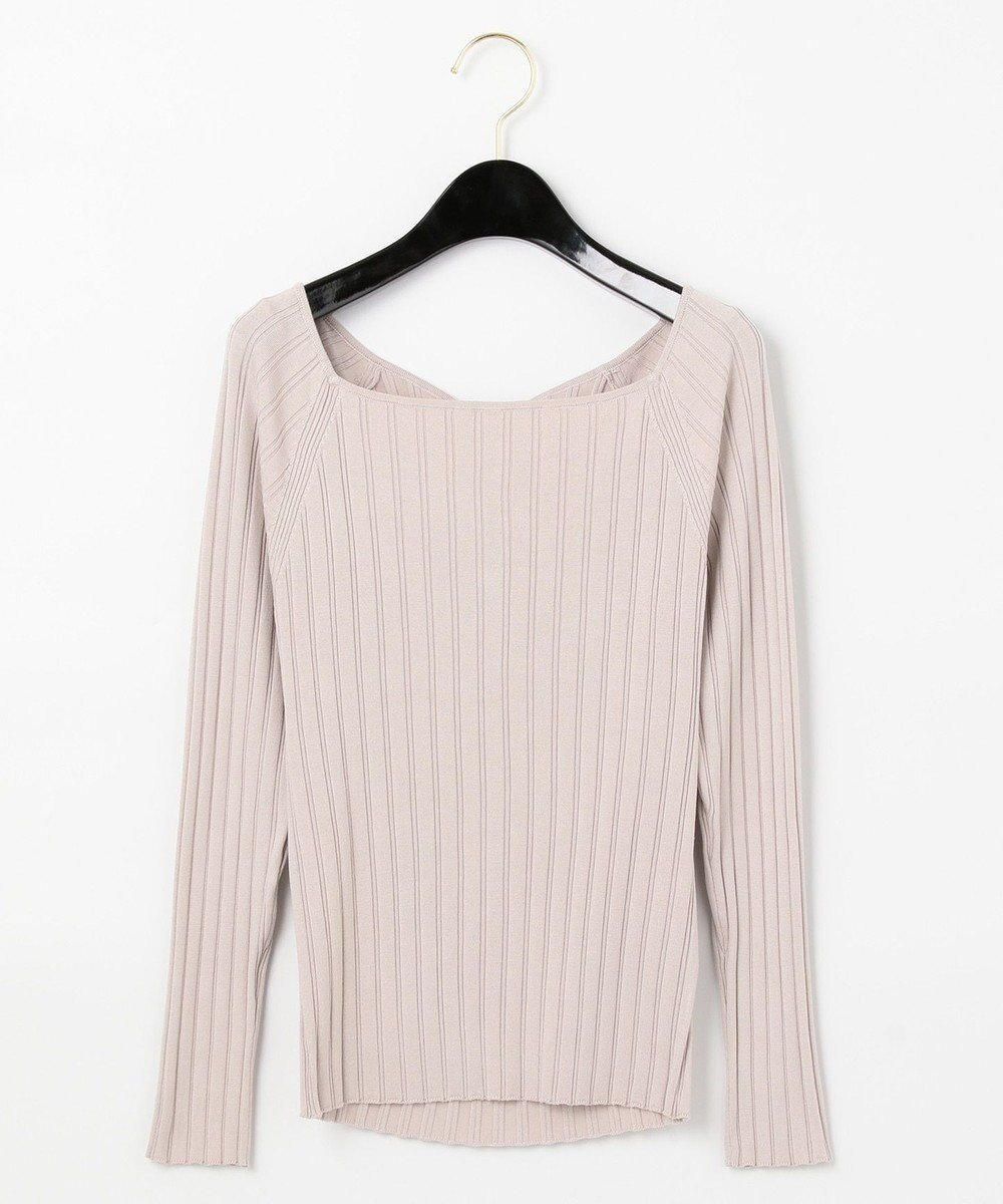 【グレース コンチネンタル/GRACE CONTINENTAL】のバッククロスニットトップ インテリア・キッズ・メンズ・レディースファッション・服の通販 founy(ファニー) 　ファッション　Fashion　レディースファッション　Ladies' Fashion Online　トップス・カットソー　Tops/Tshirt　ニット　Knit Tops　シルク　Silk　セーター　Sweater　リボン　Ribbon　夏　Summer　春　Spring　S/S・春夏　Ss・Spring/Summer　ベージュ|ID: prp329100004597606 ipo3291000000032677236