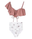 【三愛水着楽園/San-ai Resort】の【SALE】軽い着け心地でしっかり盛れる【楽盛り水着】 ワイヤービキニ 7S・9M・11L 【San-ai Resort(サンアイリゾート)】 ピンク×ホワイト2|ID: prp329100004597615 ipo3291000000032677322