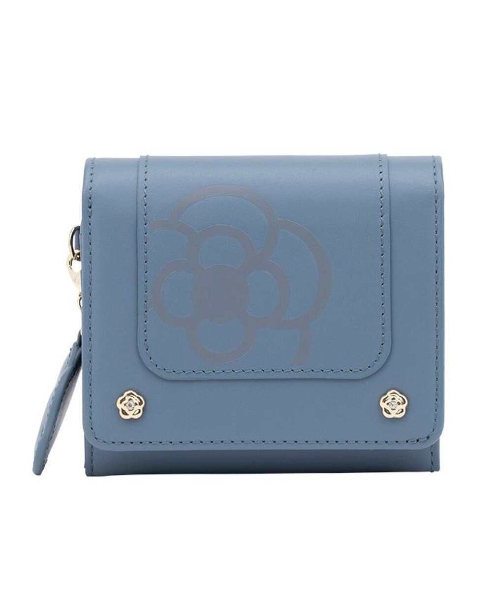 【クレイサス/CLATHAS】のカシス 二つ折り財布 インテリア・キッズ・メンズ・レディースファッション・服の通販 founy(ファニー) 　ファッション　Fashion　レディースファッション　Ladies' Fashion Online　財布　Wallets　チャーム　Charm　プリント　Print　財布　Wallet　ブルー|ID: prp329100004597627 ipo3291000000032677488