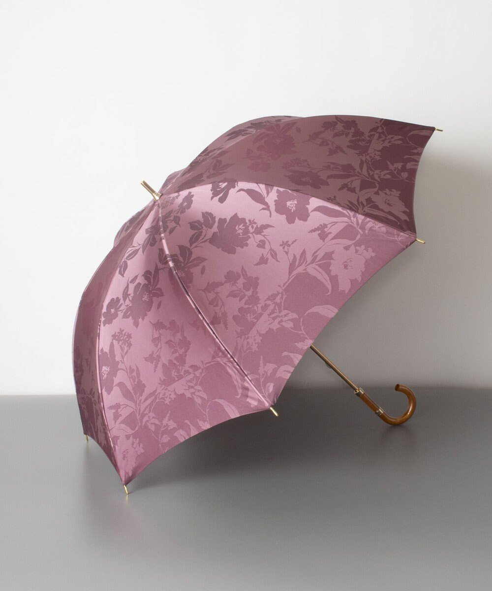 【アウロラ/AURORA】のNINA RICCI ニナリッチ 花柄 雨傘(長傘) インテリア・キッズ・メンズ・レディースファッション・服の通販 founy(ファニー) 　ファッション　Fashion　レディースファッション　Ladies' Fashion Online　傘 / レイングッズ　Umbrellas/Rainwear　ギフト プレゼント　Gift Present　フランス　France　傘　Umbrella　パープル|ID: prp329100004597673 ipo3291000000032678094