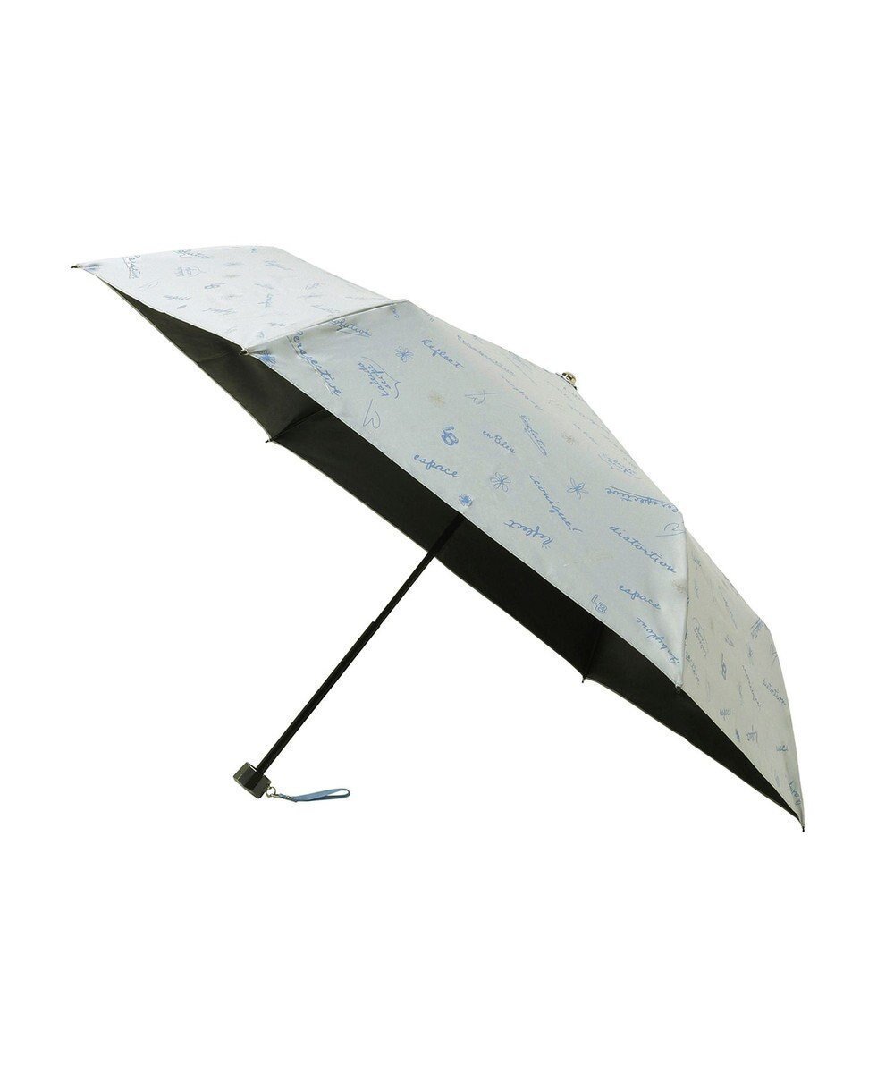 【ムーンバット/MOONBAT】の【一級遮光/晴雨兼用】LANVIN en Bleu (ランバン オン ブルー) 折りたたみ日傘 ラインドローイング 遮光 遮熱 UV インテリア・キッズ・メンズ・レディースファッション・服の通販 founy(ファニー) 　ファッション　Fashion　レディースファッション　Ladies' Fashion Online　傘 / レイングッズ　Umbrellas/Rainwear　傘　Umbrella　シンプル　Simple　スタイリッシュ　Stylish　スリム　Slim　プリント　Print　日傘　Parasol　モチーフ　Motif　ライトグレー|ID: prp329100004597680 ipo3291000000032678182