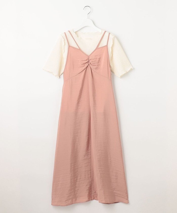 【フェルゥ/Feroux】の【セットアイテム】シュリンクインナー × キャミワンピース インテリア・キッズ・メンズ・レディースファッション・服の通販 founy(ファニー) https://founy.com/ ファッション Fashion レディースファッション Fashion for Women ワンピース Dresses キャミソールワンピース Camisole Dresses インナー Innerwear キャミワンピース Cami Dress, Slip Dress サンダル Sandals, Summer Shoes スポーツ Sports, Activewear トレンド Trend, Trending Now プレーン Plain, Simple 再入荷 Restock / Back in Stock 夏 Summer 春 Spring S/S・春夏 SS, Spring/Summer, Warm Season |ID: prp329100004597754 ipo3291000000032679071