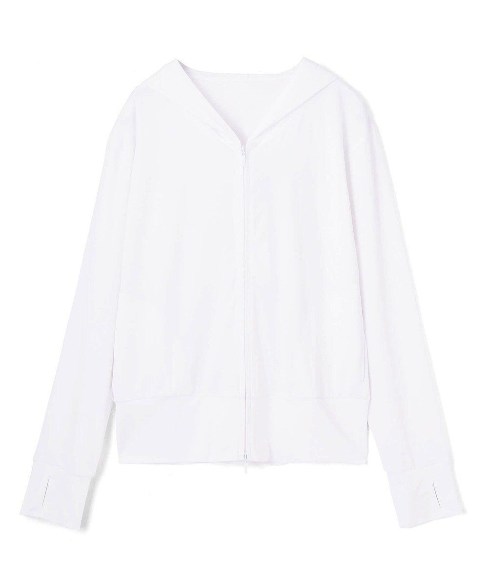 【三愛水着楽園/San-ai Resort】の【SALE】【UPF50+】【撥水加工】ラッシュパーカー S・M・L 【Reir(レイール)】 インテリア・キッズ・メンズ・レディースファッション・服の通販 founy(ファニー) 　ファッション　Fashion　レディースファッション　Fashion for Women　水着　Swimwear　レディース水着・ビーチウェア　Swimwear & Beachwear　とろみ　Fluid, Flowy Fabric　ショート　Short, Short Length　シンプル　Simple, Minimal　バランス　Balance, Style Balance　パーカー　Hoodie, Parka　ビーチ　Beach, Seaside　ボトム　Bottoms, Lower Wear　夏　Summer　S/S・春夏　SS, Spring/Summer, Warm Season　水着　Swimsuit, Swimwear　A/W・秋冬　Autumn/Winter　ホワイト|ID: prp329100004597763 ipo3291000000034931342