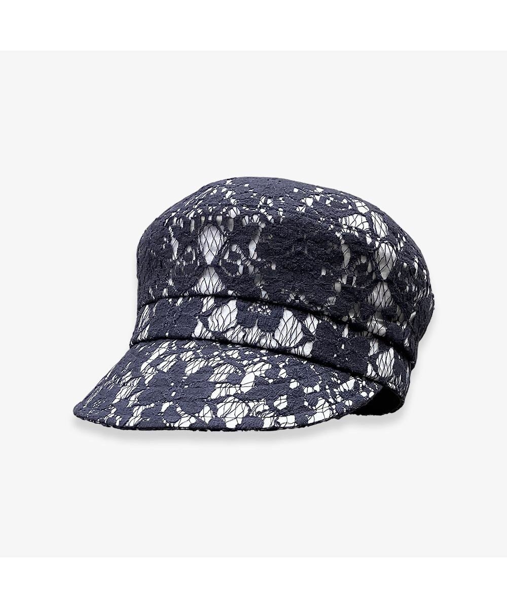 【林八百吉商店/HAYASHIYAOKICHI】のun chapeau レースキャスケット インテリア・キッズ・メンズ・レディースファッション・服の通販 founy(ファニー) 　ファッション　Fashion　レディースファッション　Ladies' Fashion Online　帽子　Hats　エレガント 上品　Elegant　キャスケット　Newsboy　レース　Race　再入荷　Restock/Back In Stock/Re Arrival　夏　Summer　帽子　Hat　旅行　Travel　春　Spring　S/S・春夏　Ss・Spring/Summer　軽量　Lightweight　ネイビー|ID: prp329100004597788 ipo3291000000032679483