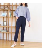 【エニィファム/any FAM】の【洗濯機可・UVケア・ウエストゴム】コンフォート美脚パンツ ネイビー|ID: prp329100004597835 ipo3291000000032680024