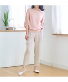【エニィファム/any FAM】の【洗濯機可・UVケア・ウエストゴム】コンフォート美脚パンツ サンドベージュ|ID: prp329100004597835 ipo3291000000032680028