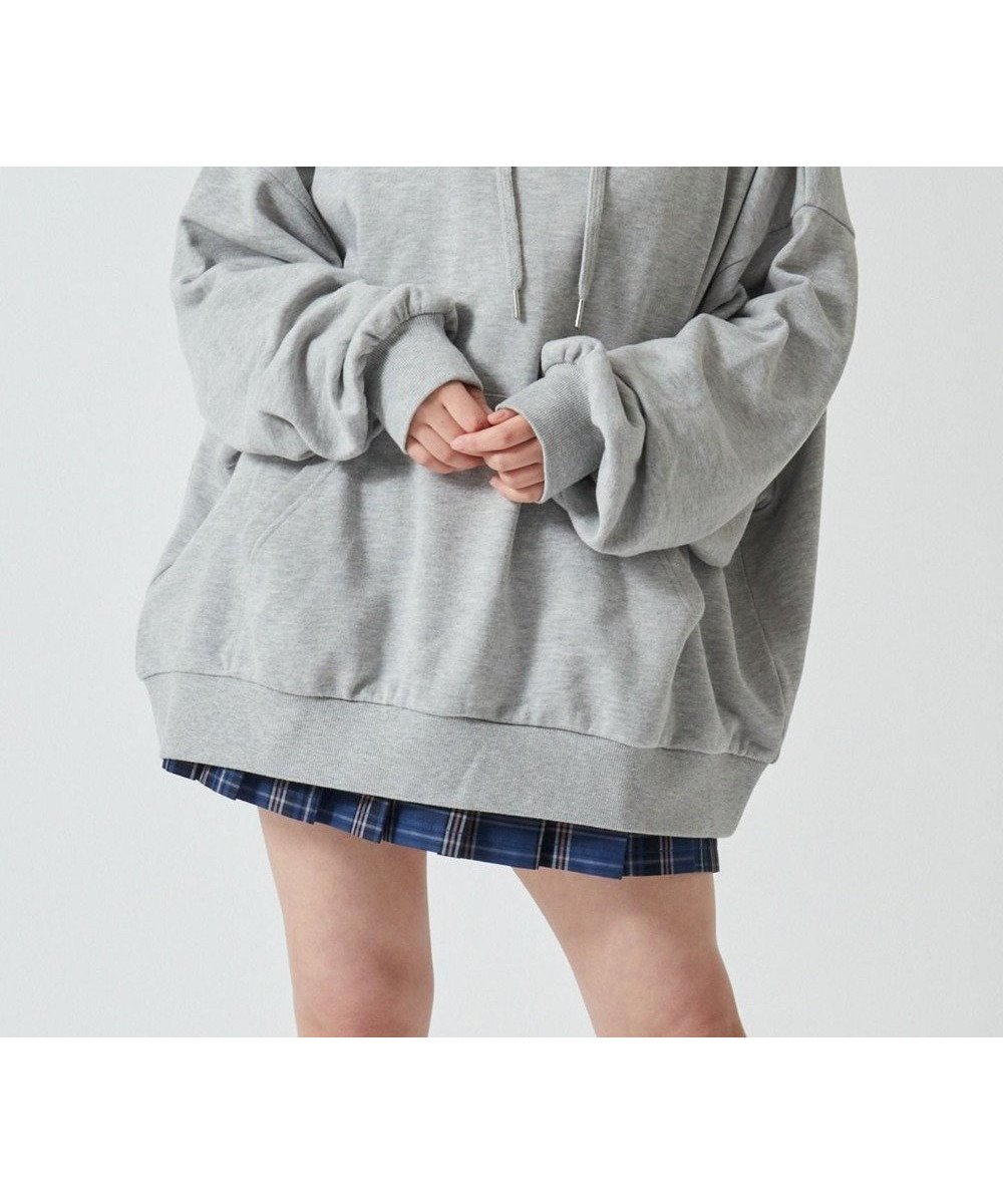【ウィゴー/WEGO】の【SCHOOLITEM】ルーズフィットプルパーカー インテリア・キッズ・メンズ・レディースファッション・服の通販 founy(ファニー) 　ファッション　Fashion　レディースファッション　Ladies' Fashion Online　トップス・カットソー　Tops/Tshirt　パーカ　Sweats　おすすめ　Recommend　シンプル　Simple　スマホ　Smartphone　トレンド　Trend　パーカー　Hoodie　入学式　Entrance Ceremony　再入荷　Restock/Back In Stock/Re Arrival　卒業式　Graduation Ceremony　夏　Summer　春　Spring　S/S・春夏　Ss・Spring/Summer　無地　Plain Color　杢グレー|ID: prp329100004597852 ipo3291000000032680244