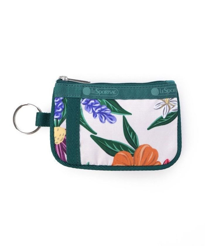 【レスポートサック/LeSportsac】のKEY CARD HOLDER/グラフィックフローラルアイボリー インテリア・キッズ・メンズ・レディースファッション・服の通販 founy(ファニー) https://founy.com/ ファッション Fashion レディースファッション Ladies' Fashion Online 財布 Wallets コイン Coin フラワー Flower プリント Print ポケット Pocket 財布 Wallet |ID: prp329100004597853 ipo3291000000032680249