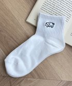 【ウィゴー/WEGO】のアンクルパイルゆる刺繍ソックス 柄1|ID: prp329100004597967 ipo3291000000032681382