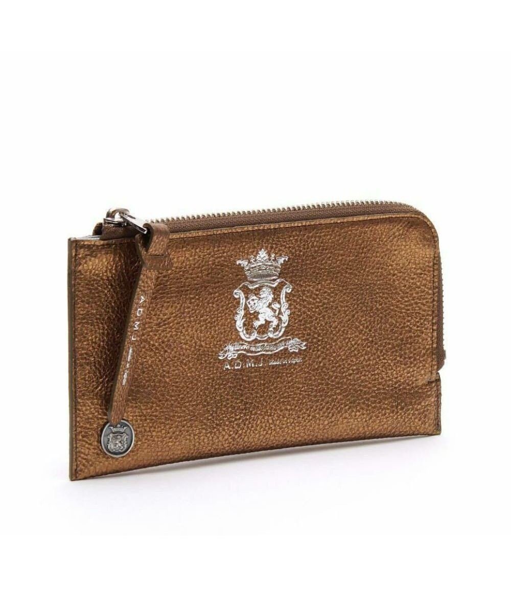 【アクセソワドゥマドモワゼルジャップ/A.D.M.J】の【牛革】メタリックレザー/オーガナイザーパース 人気、トレンドファッション・服の通販 founy(ファニー) 　ファッション　Fashion　レディースファッション　Fashion for Women　ミニ財布・二つ折り財布　Wallets & Card Cases　アンティーク　Antique-Inspired　スマート　Smart, Elegant　スーツ　Suit, Formalwear　財布　Wallet, Purse　ポケット　Pocket, Pocket Detail　メタリック　Metallic, Shiny Finish　モチーフ　Motif, Design Theme　ギフト プレゼント　Gift / Present　 other-1|ID: prp329100004597988 ipo3291000000033655233