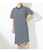【シェアパーク/SHARE PARK】の【UVカット】ボーダーロゴ半袖カットワンピース ホワイト系1|ID: prp329100004598012 ipo3291000000032681615