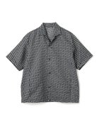 【ジョゼフ オム/JOSEPH HOMME / MEN】の【HIGH GRADE LINE】カスリシェブロンジャガード オープンカラー半袖シャツ ブラック系5|ID: prp329100004598431 ipo3291000000032685613